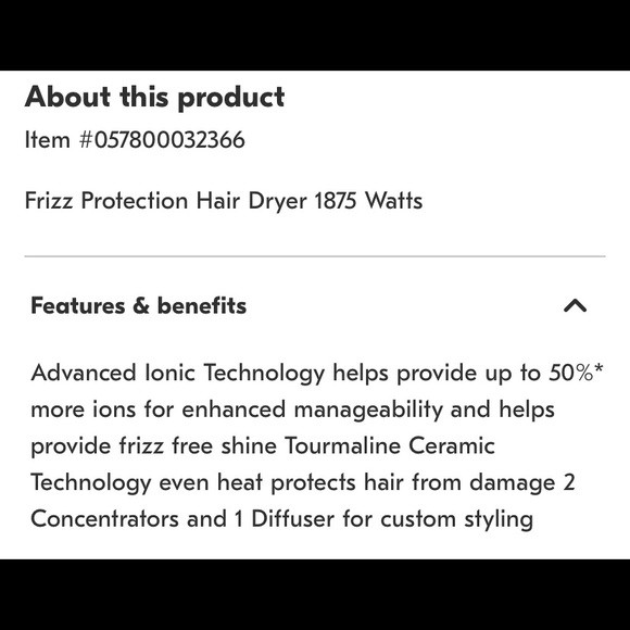 BRAND NEW IN BOX Quo Beauty by Conair Frizz Protection Hair Dryer - Picture 4 of 4